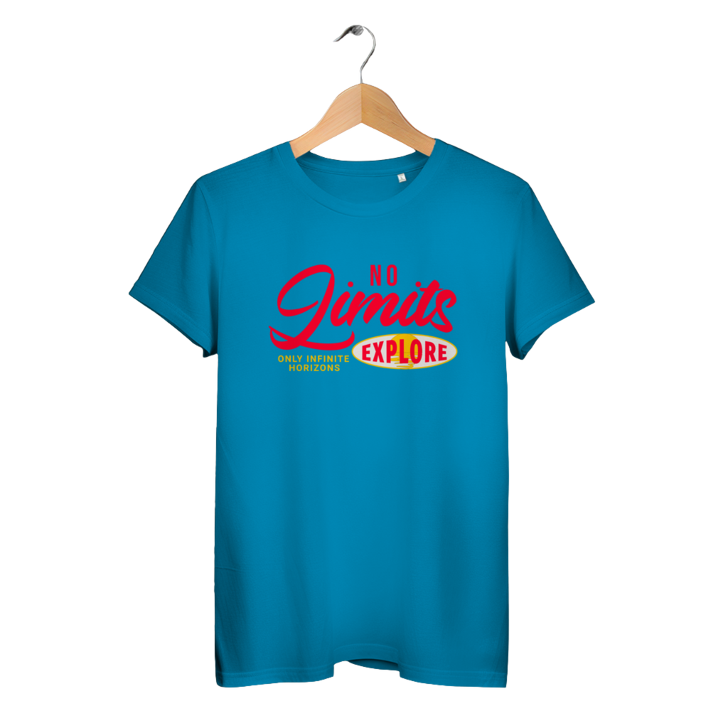 No Limits Explore - Damen Premium Bio T-Shirt