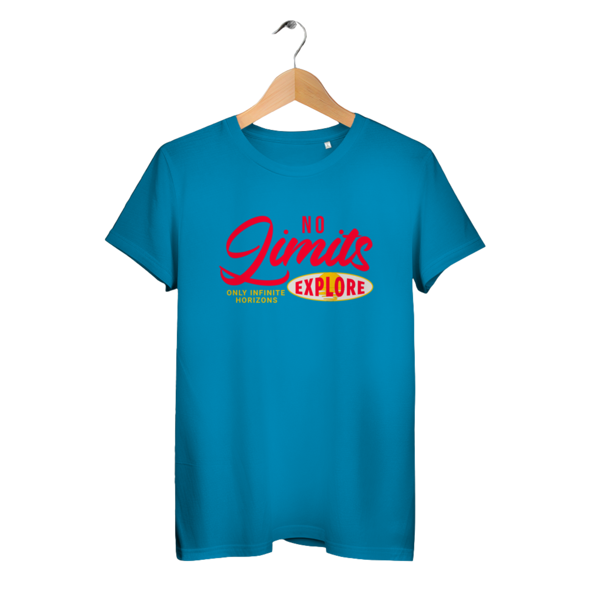 No Limits Explore - Damen Premium Bio T-Shirt