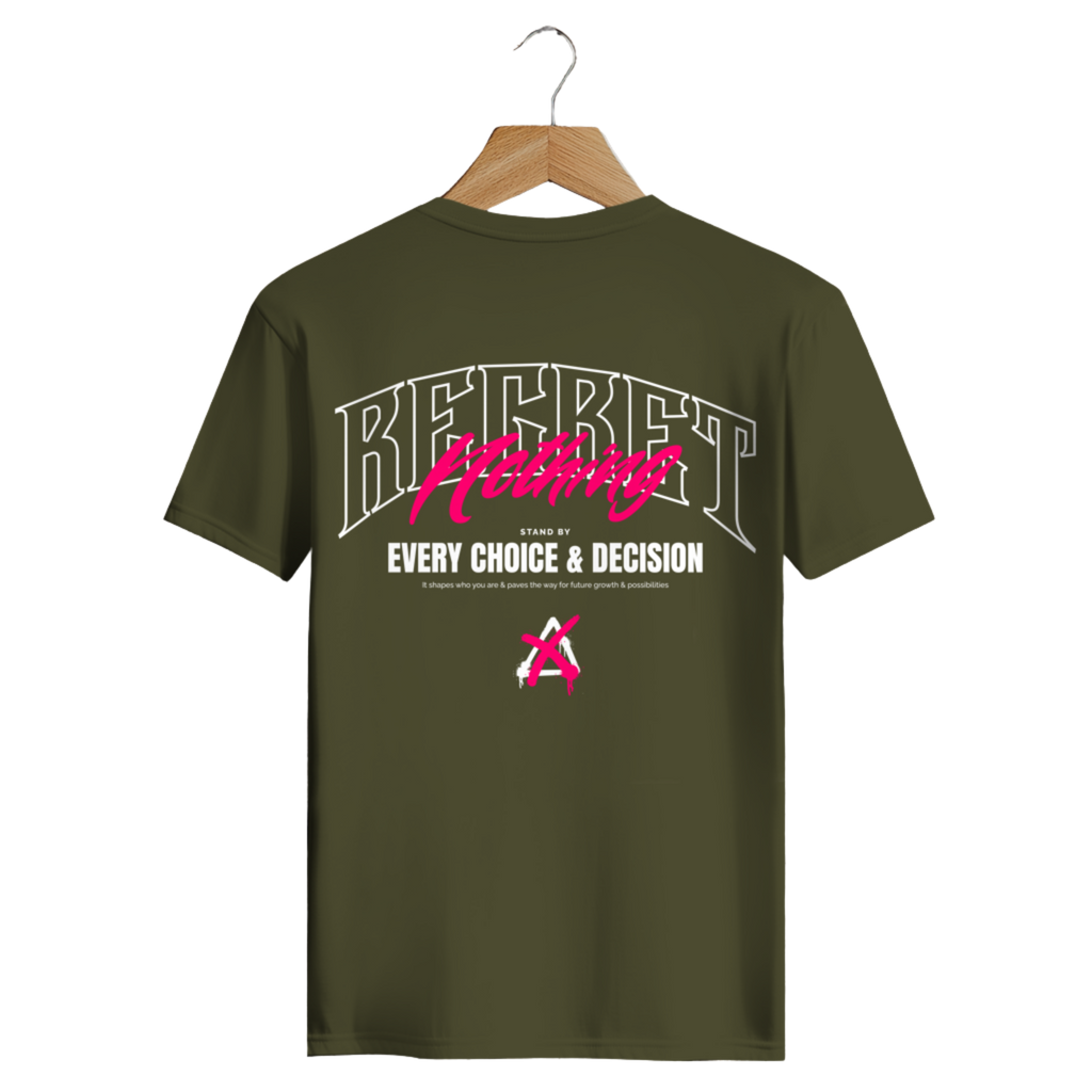 Regret Nothing - Herren Premium Bio T-Shirt