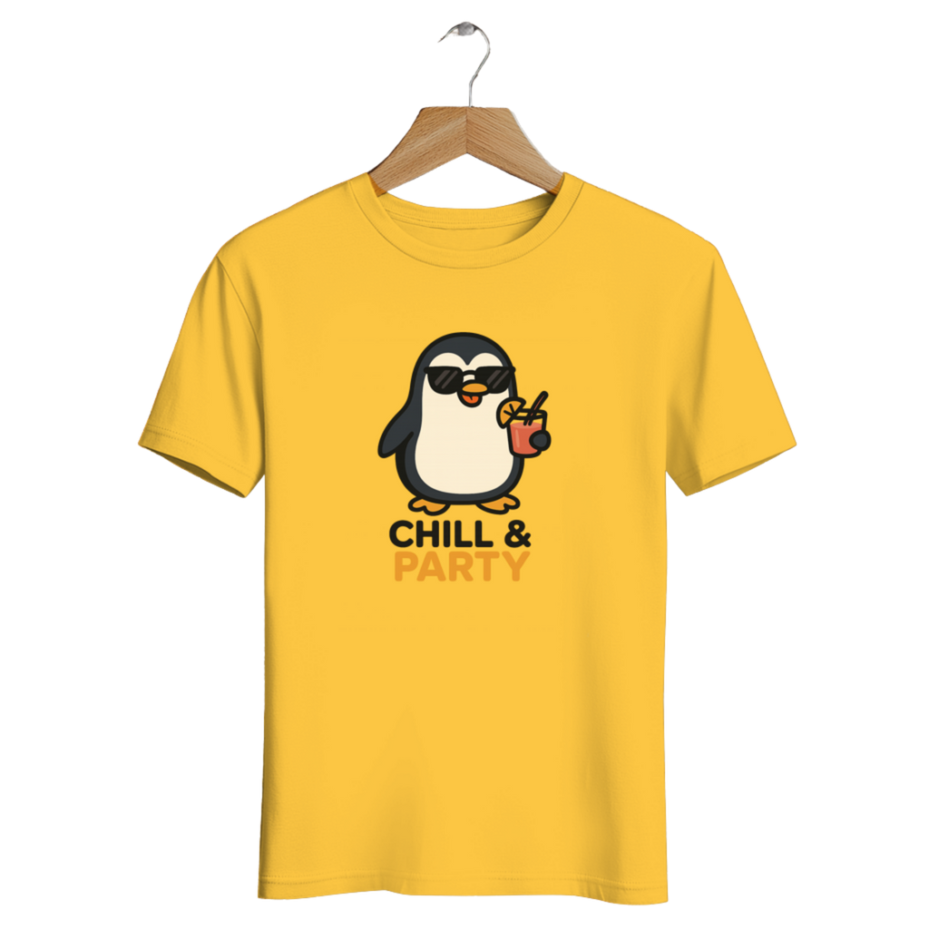 Chill & Party - Herren Premium Bio T-Shirt