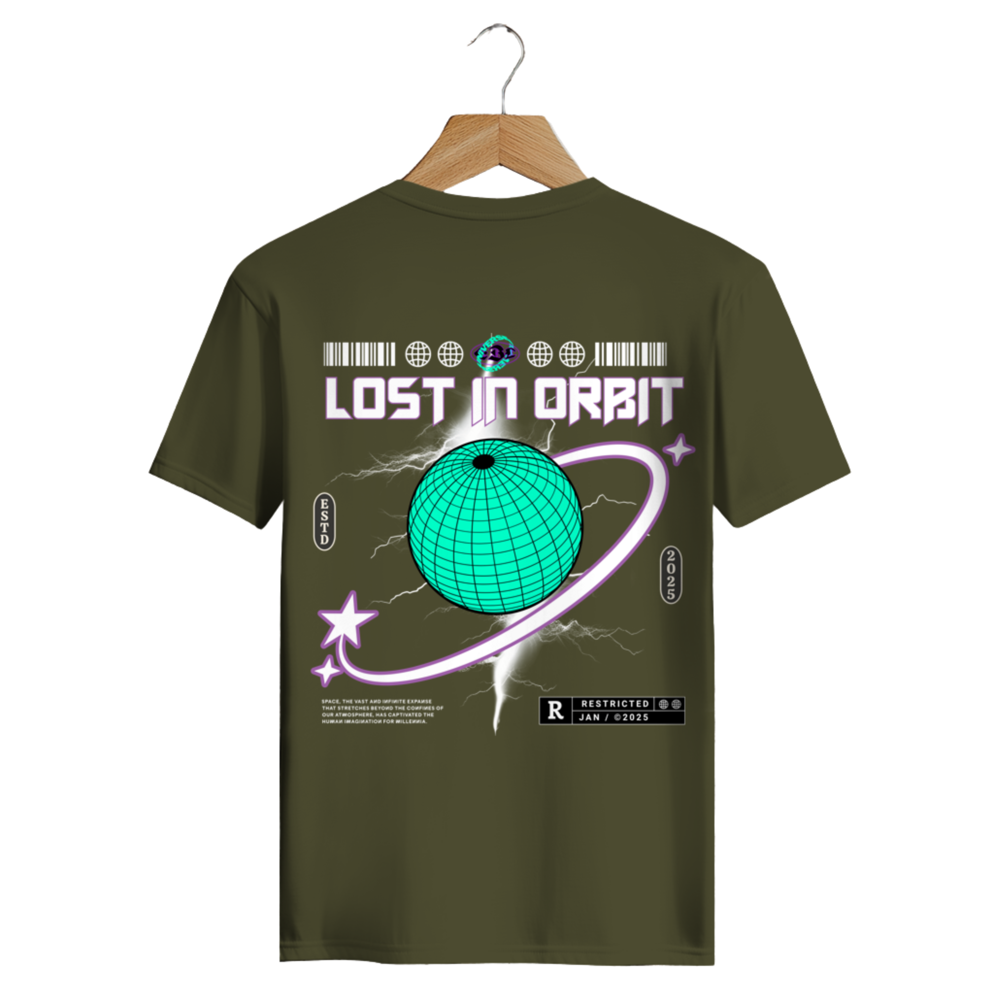 Lost in Orbit - Herren Premium Bio T-Shirt