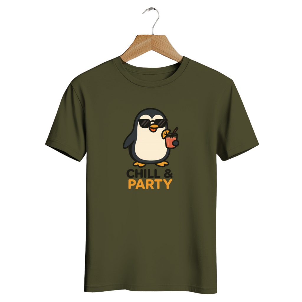 Chill & Party - Herren Premium Bio T-Shirt