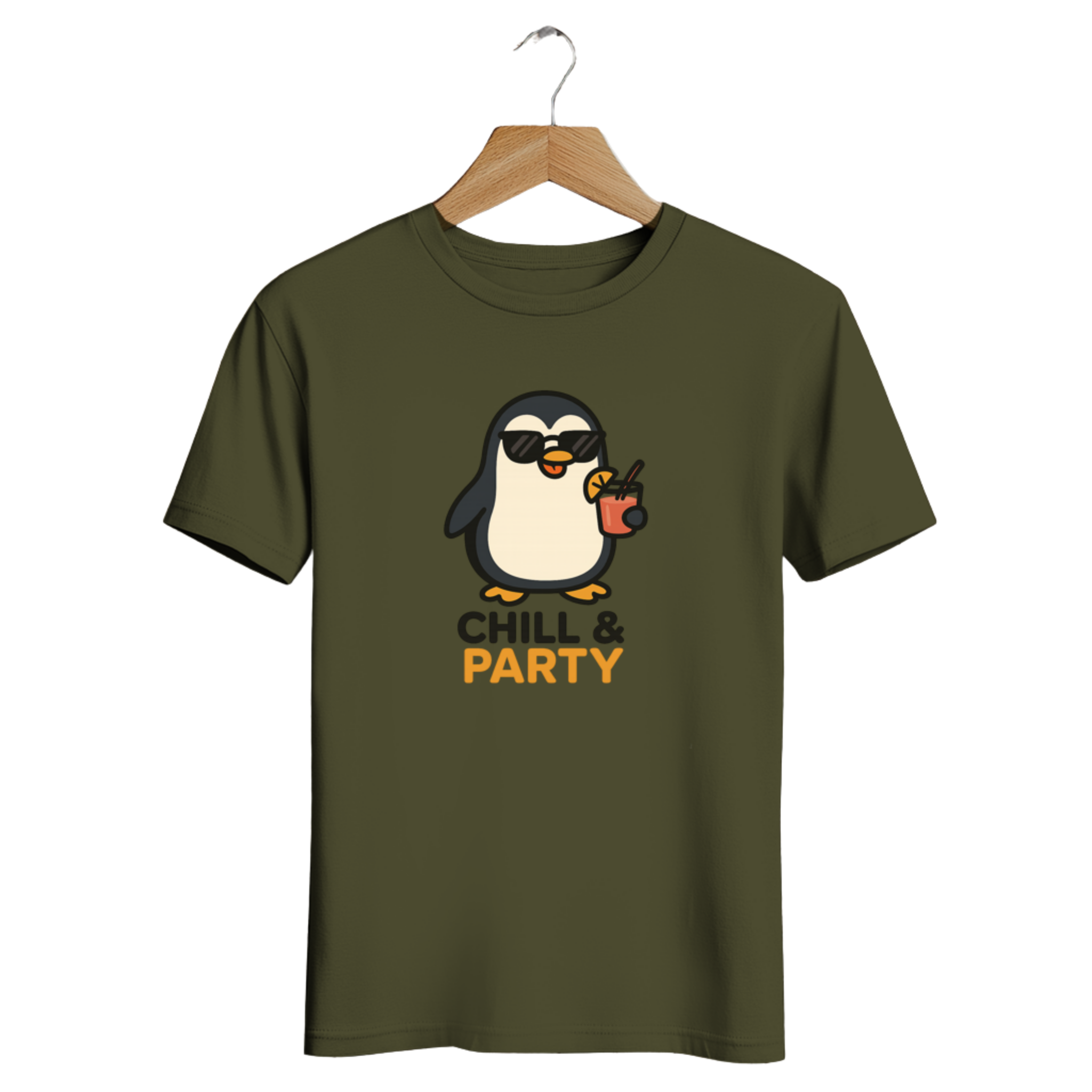 Chill & Party - Herren Premium Bio T-Shirt