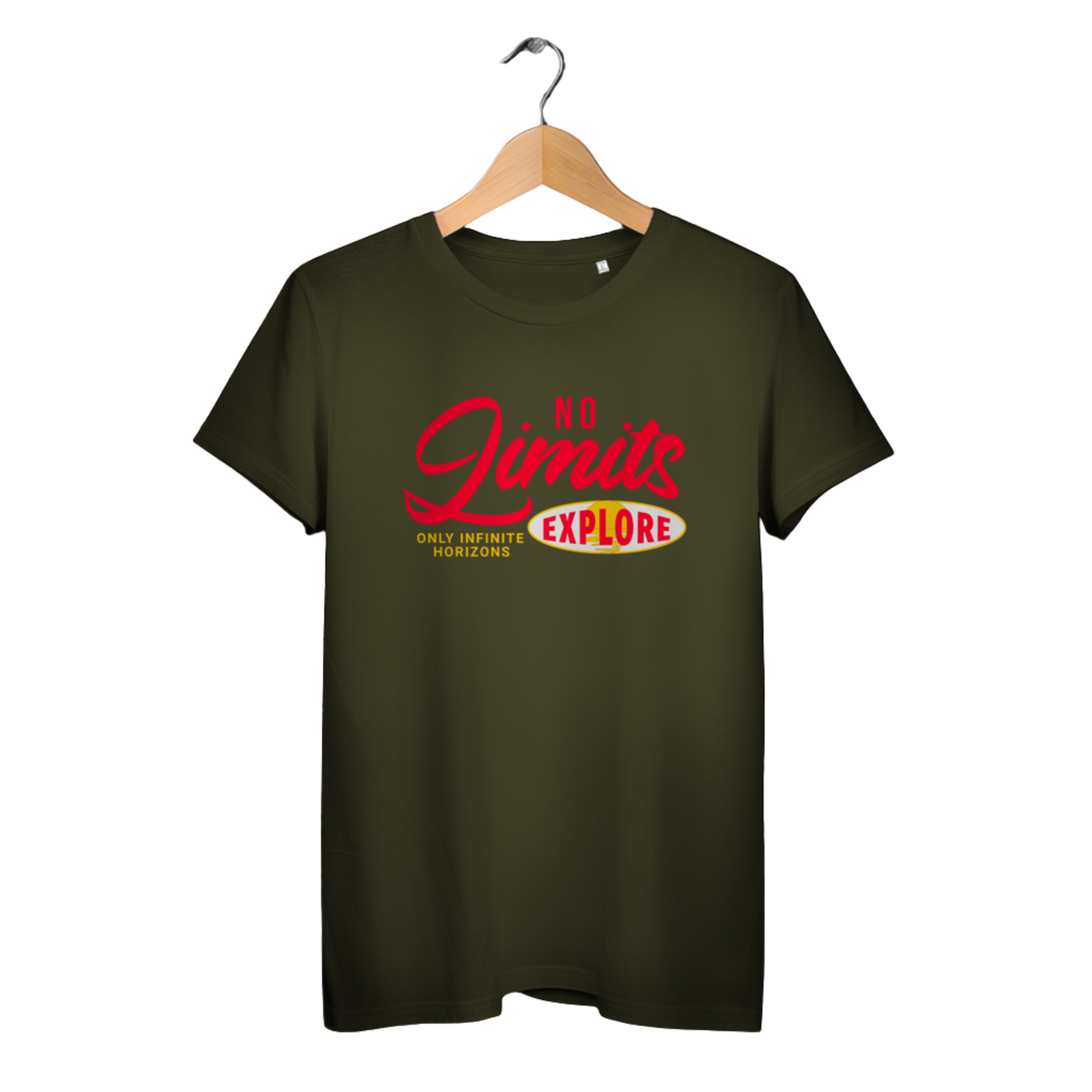 No Limits Explore - Damen Premium Bio T-Shirt