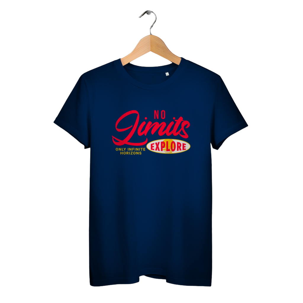 No Limits Explore - Damen Premium Bio T-Shirt