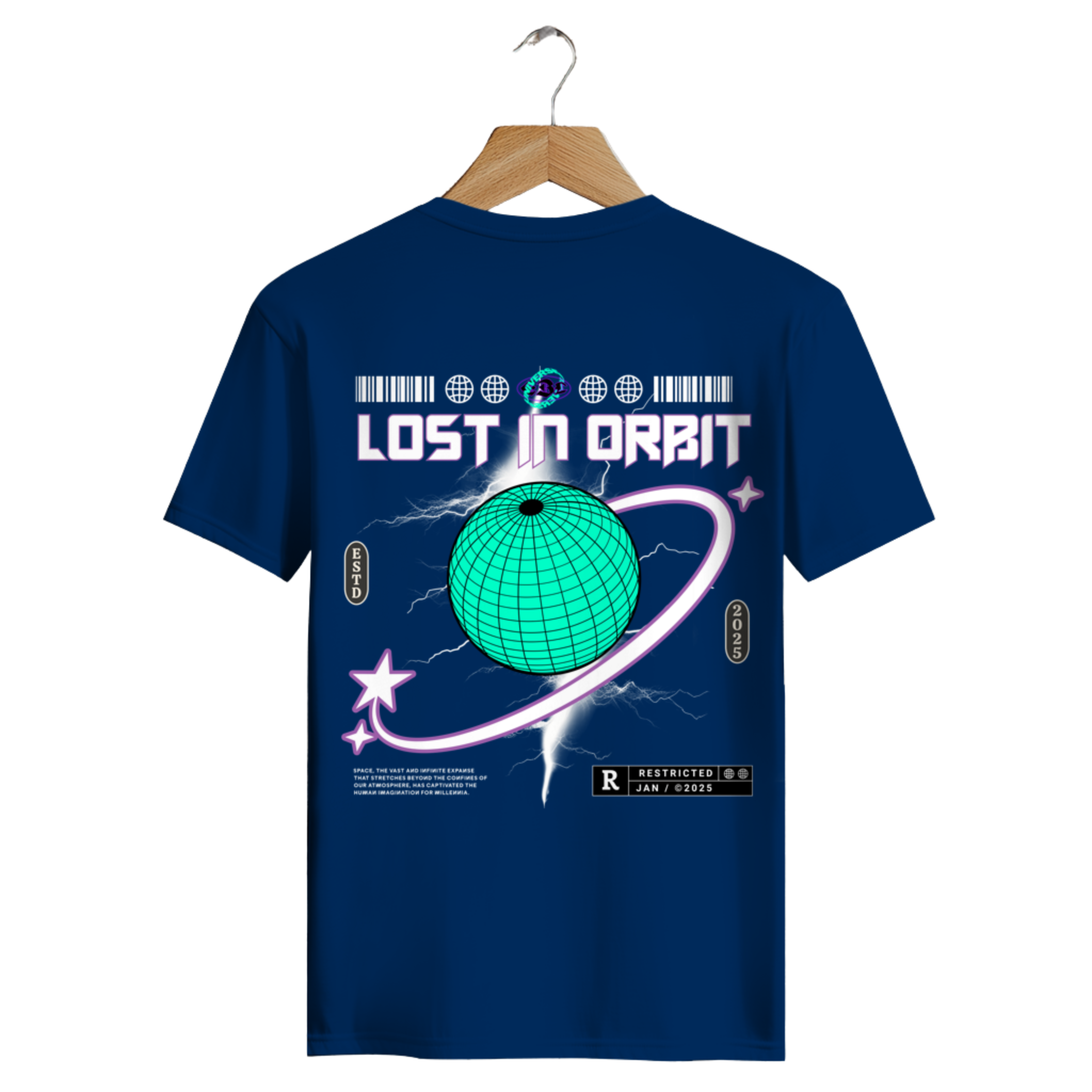 Lost in Orbit - Herren Premium Bio T-Shirt