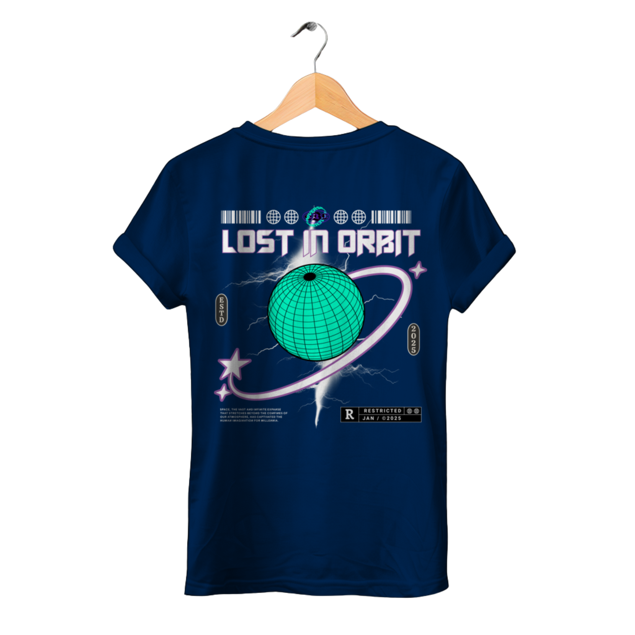 Lost in Orbit - Damen Premium Bio T-Shirt