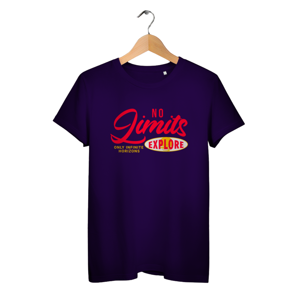 No Limits Explore - Damen Premium Bio T-Shirt