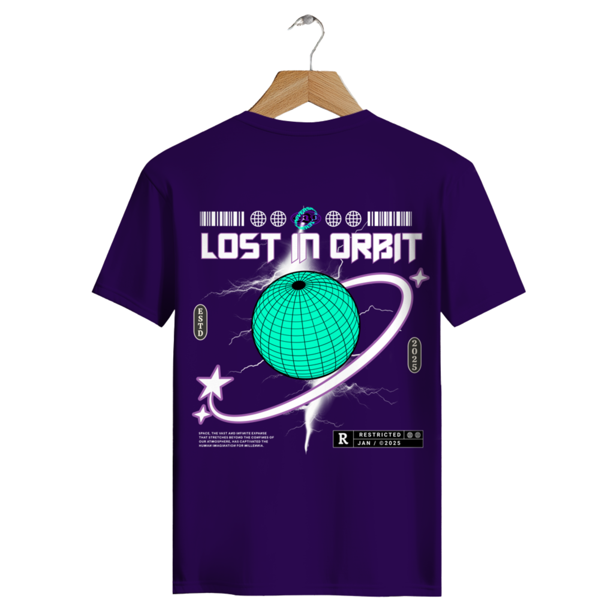 Lost in Orbit - Herren Premium Bio T-Shirt