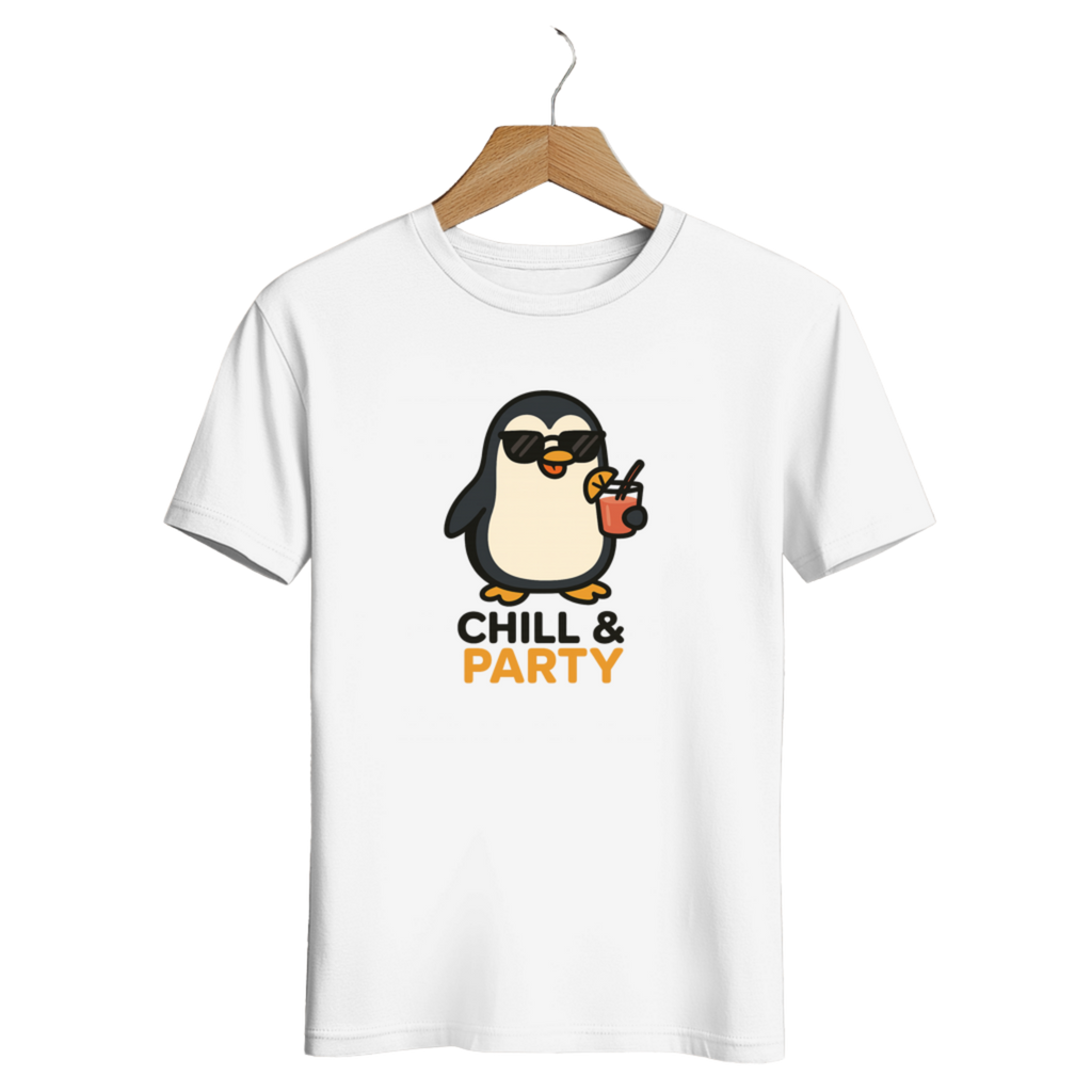 Chill & Party - Herren Premium Bio T-Shirt