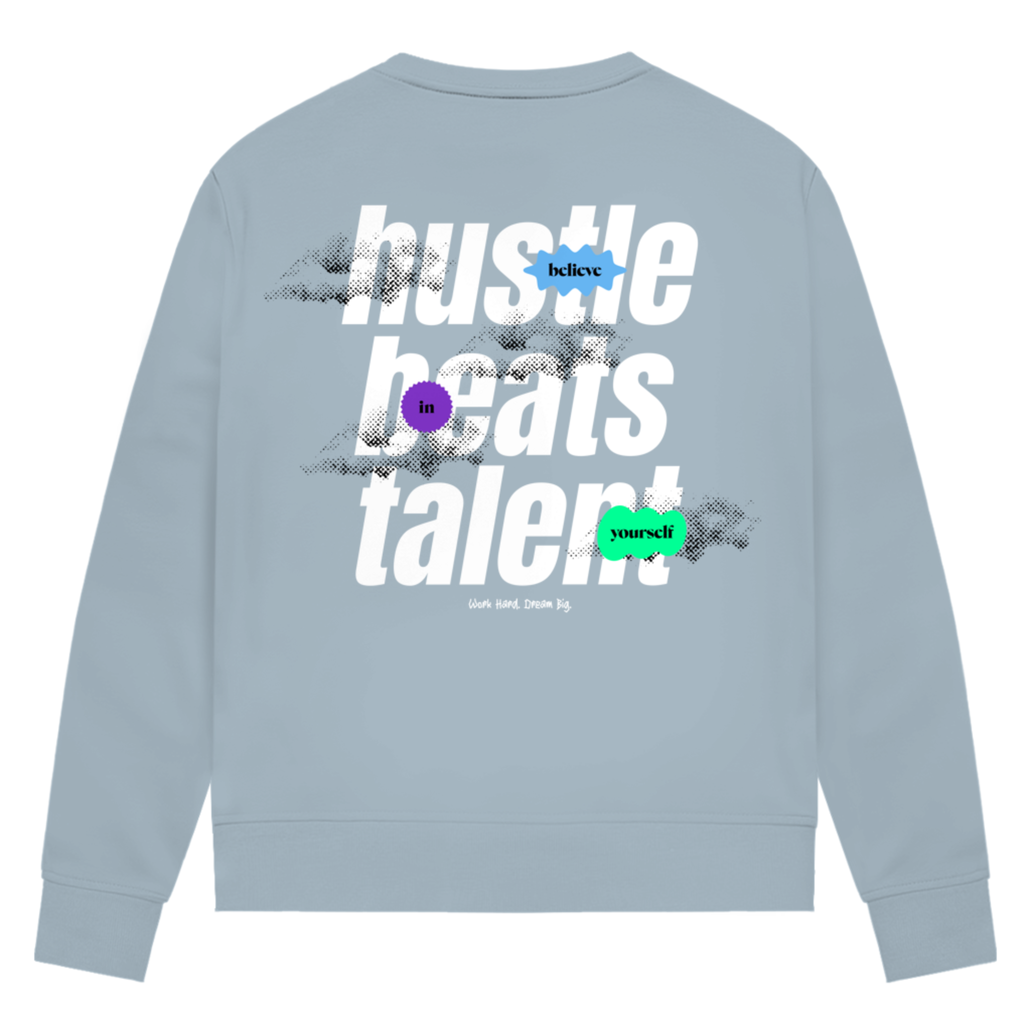 Hustle beats Talent - Damen Premium Bio Sweatshirt