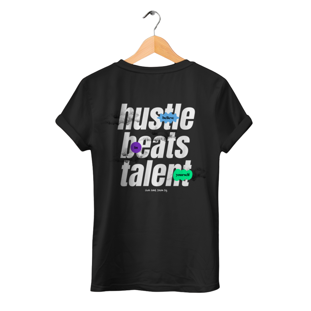 Hustle beats Talent - Damen Premium Bio T-Shirt