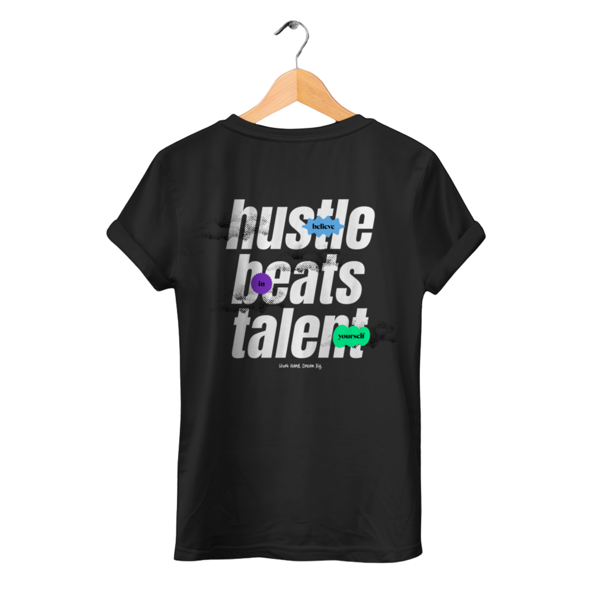 Hustle beats Talent - Damen Premium Bio T-Shirt