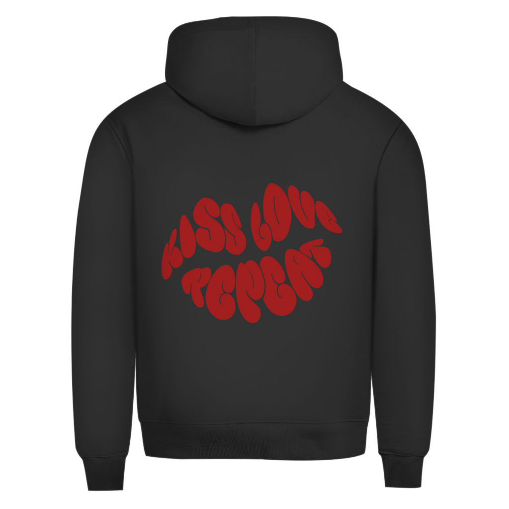 Kiss Love Repeat - Herren Premium Bio Hoodie