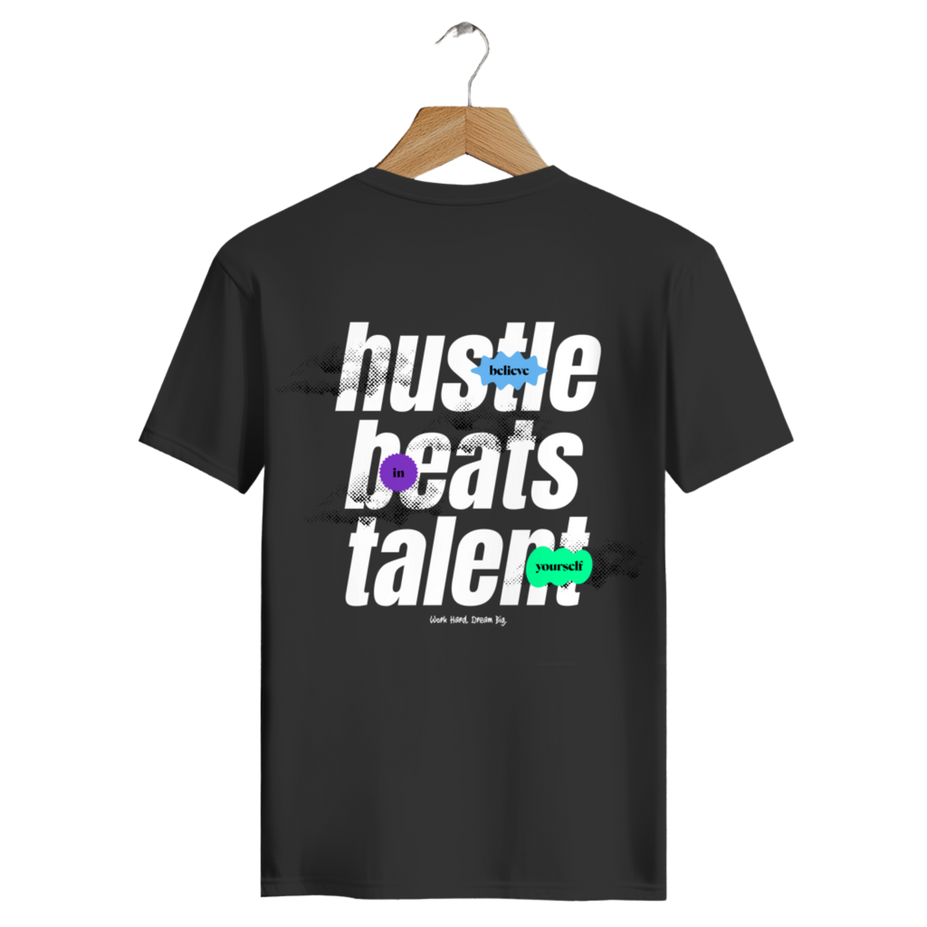 Hustle beats Talent - Herren Premium Bio T-Shirt