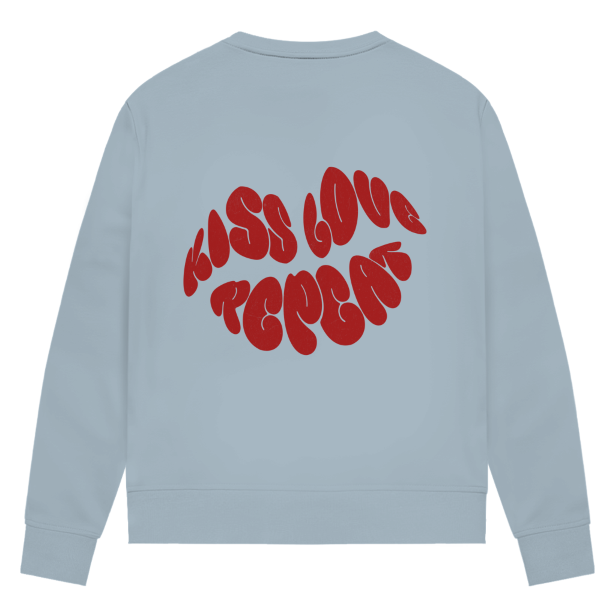 Kiss Love Repeat - Damen Premium Bio Sweatshirt