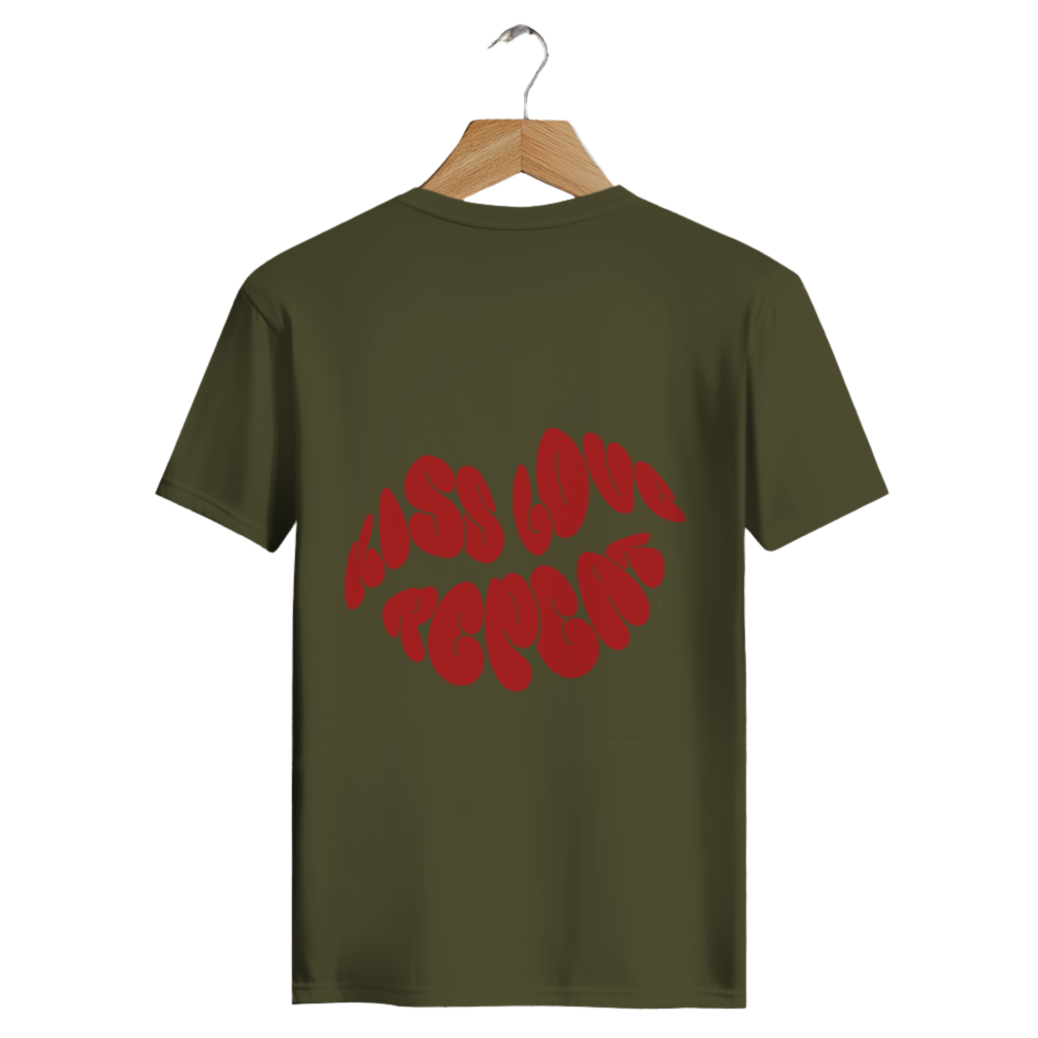 Kiss Love Repeat - Herren Premium Bio T-Shirt