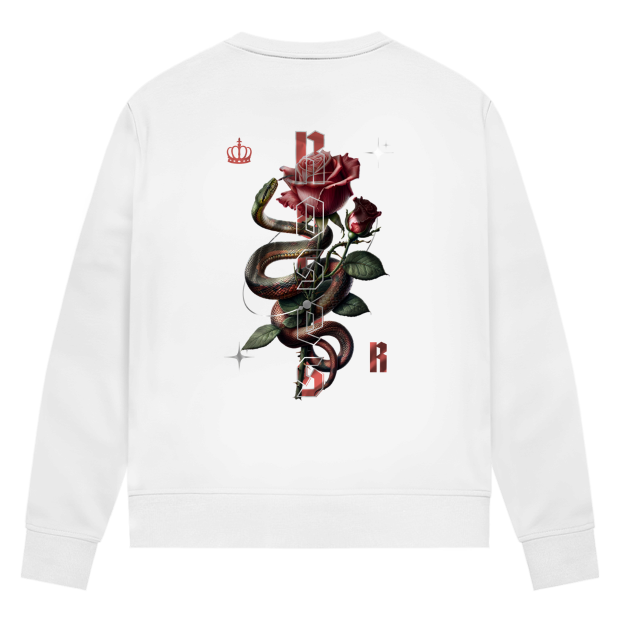 Roses - Damen Premium Bio Sweatshirt