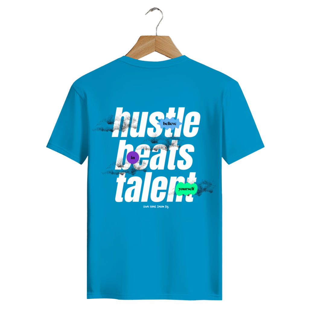 Hustle beats Talent - Herren Premium Bio T-Shirt