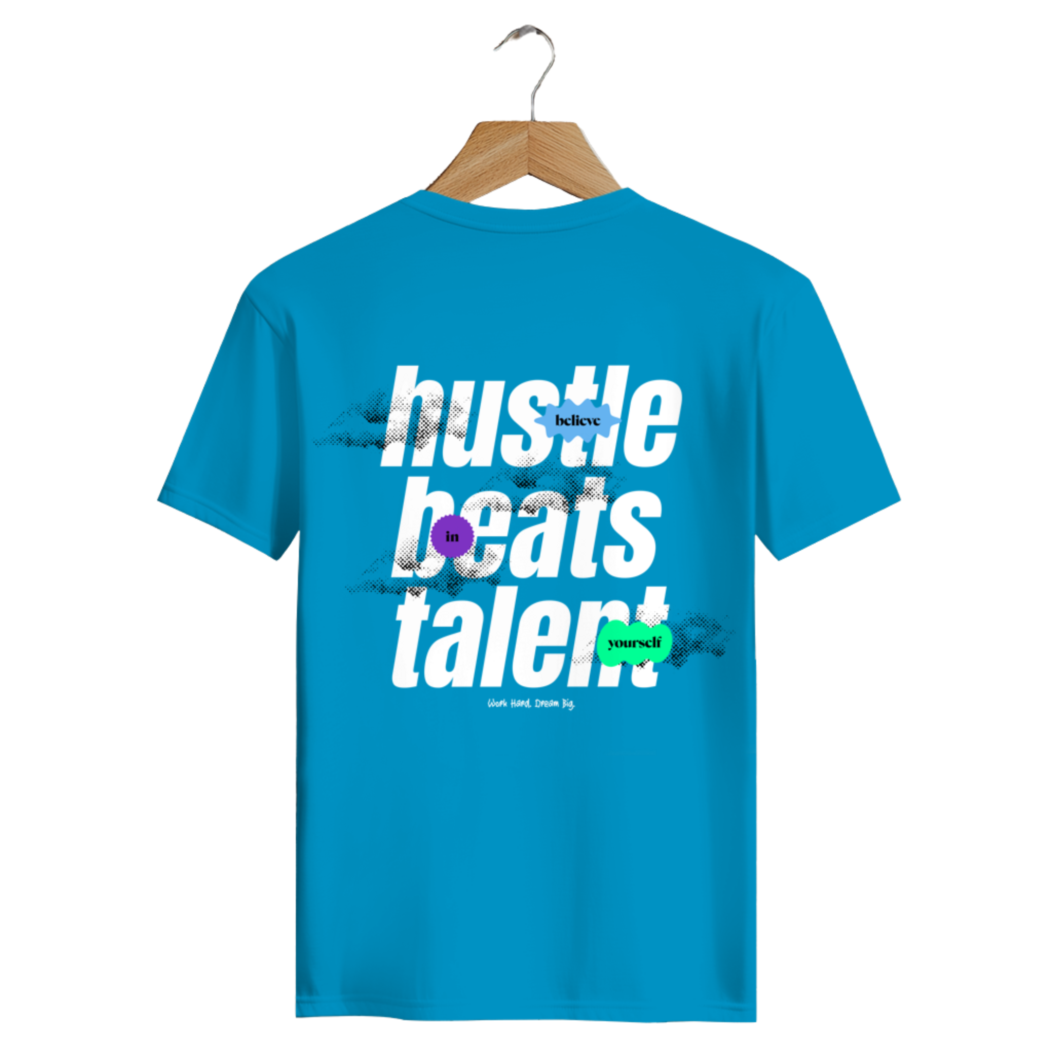 Hustle beats Talent - Herren Premium Bio T-Shirt