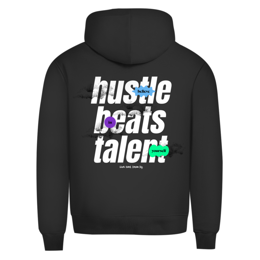 Hustle beats Talent - Herren Premium Bio Hoodie