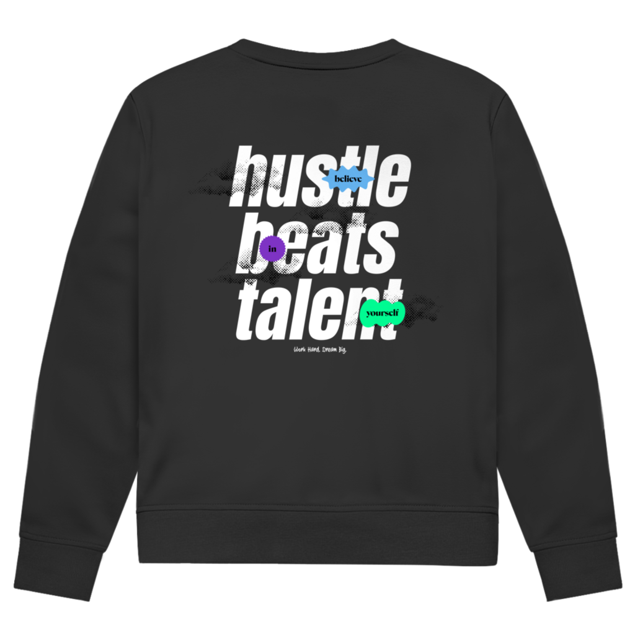 Hustle beats Talent - Herren Premium Bio Sweatshirt