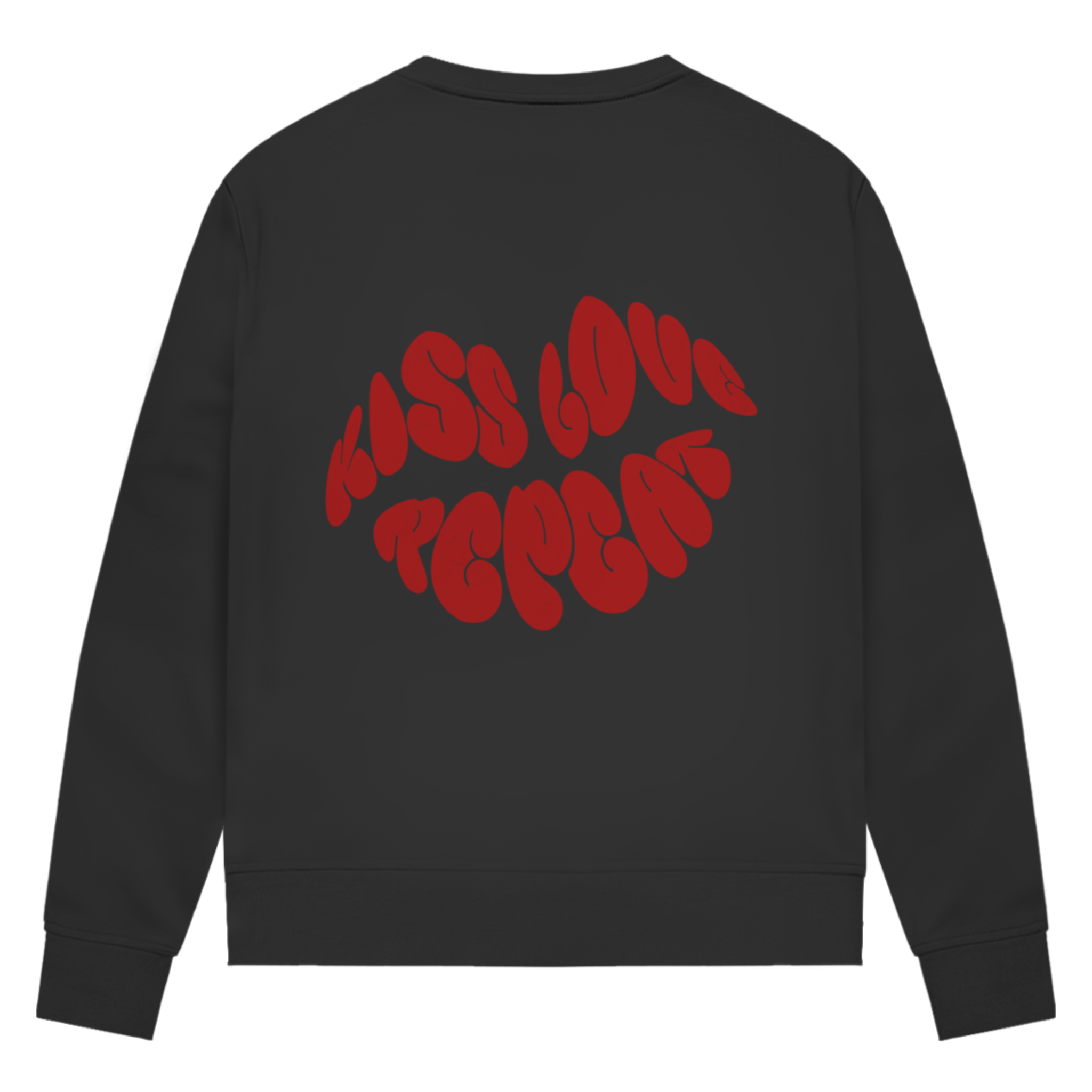 Kiss Love Repeat - Damen Premium Bio Sweatshirt