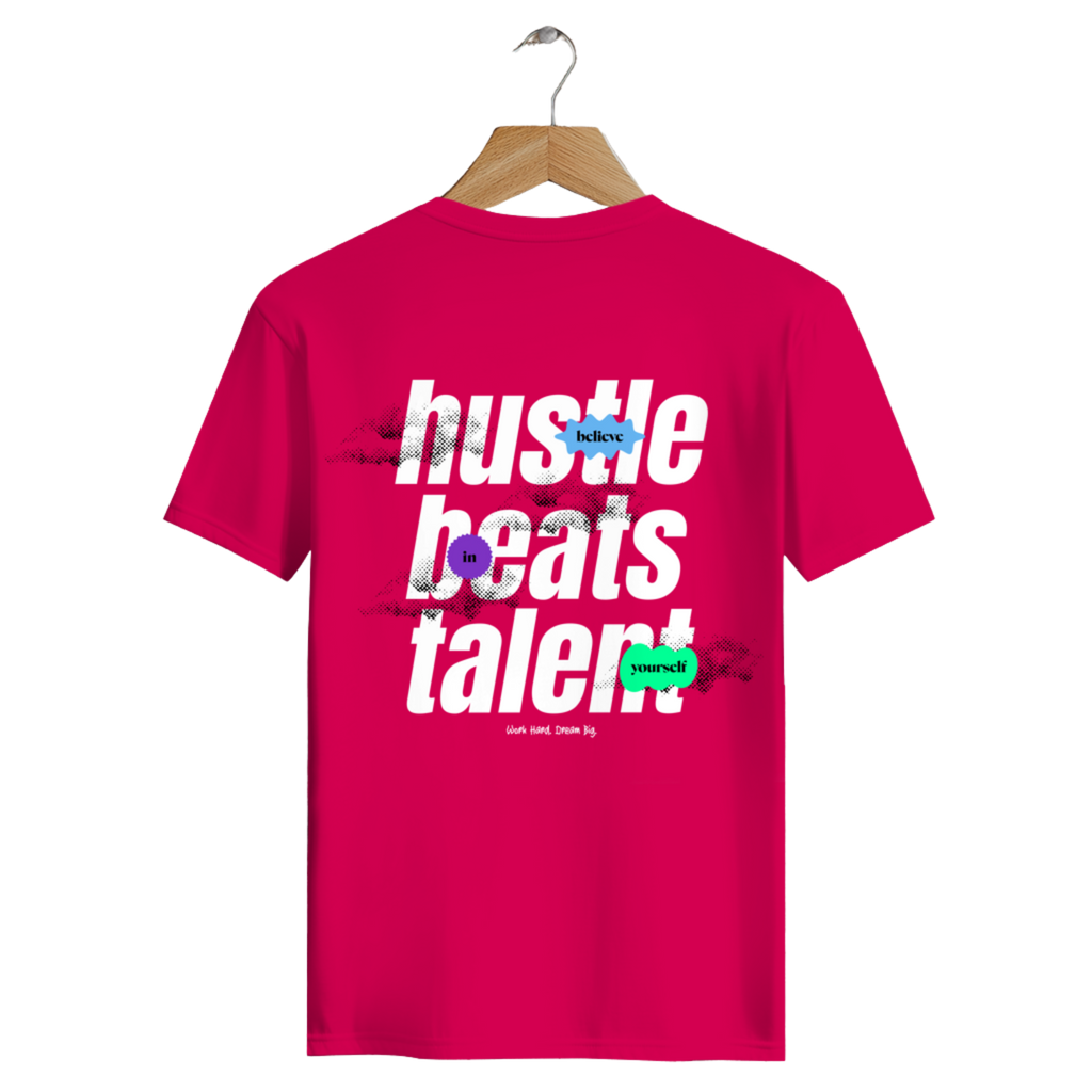 Hustle beats Talent - Herren Premium Bio T-Shirt
