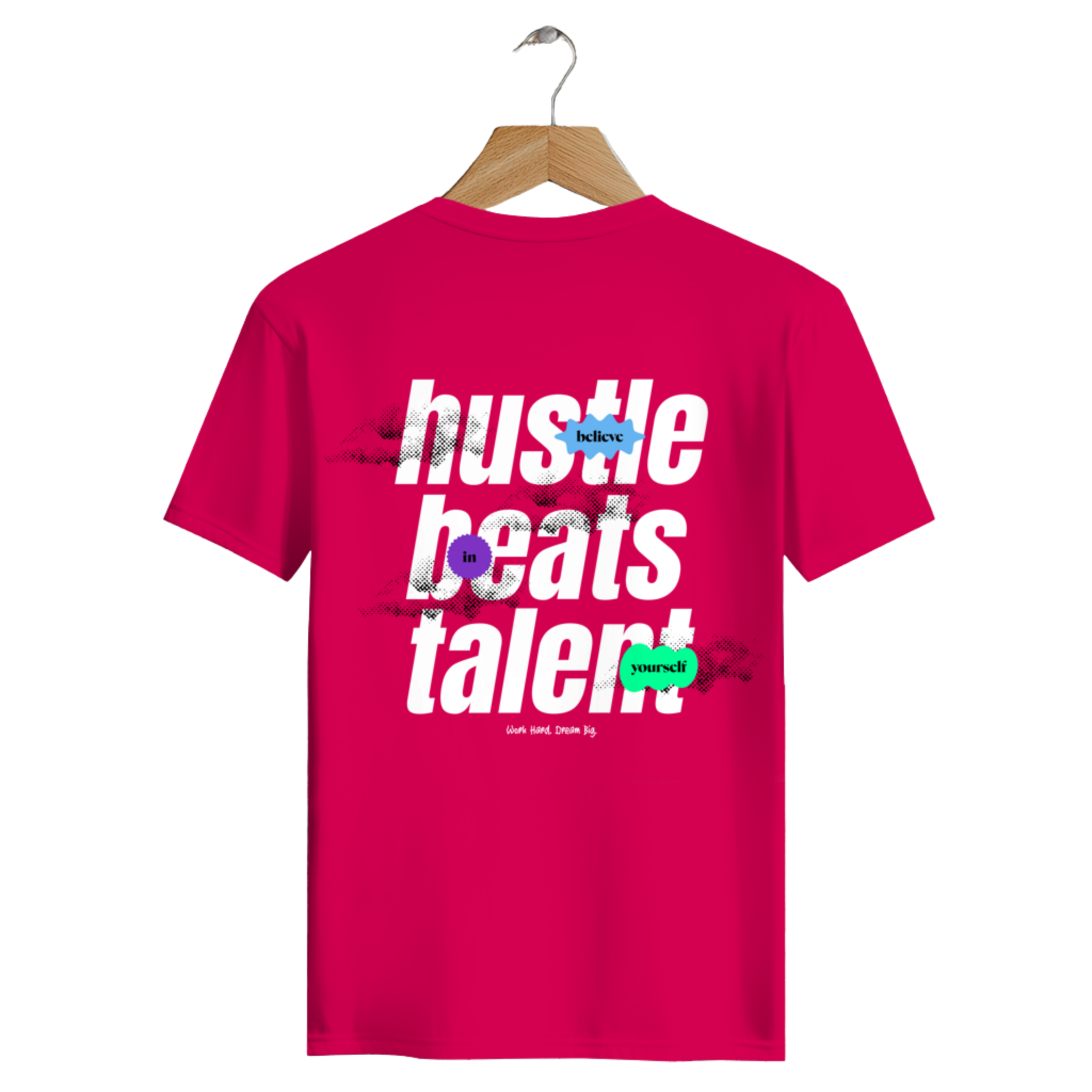 Hustle beats Talent - Herren Premium Bio T-Shirt