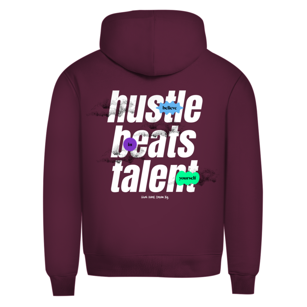 Hustle beats Talent - Herren Premium Bio Hoodie