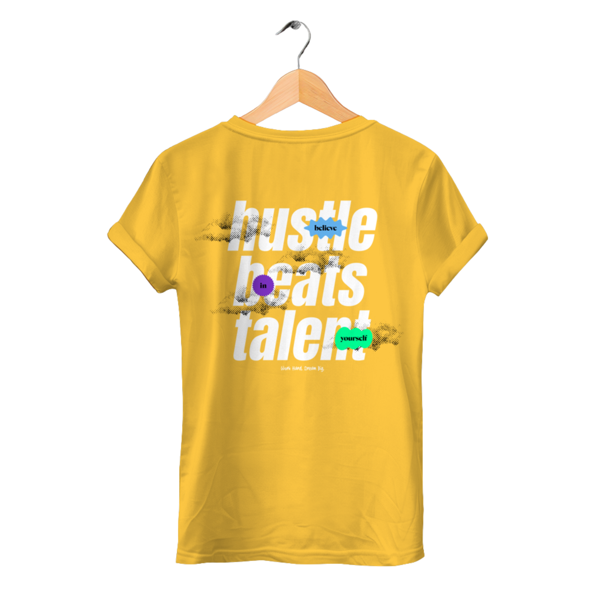 Hustle beats Talent - Damen Premium Bio T-Shirt