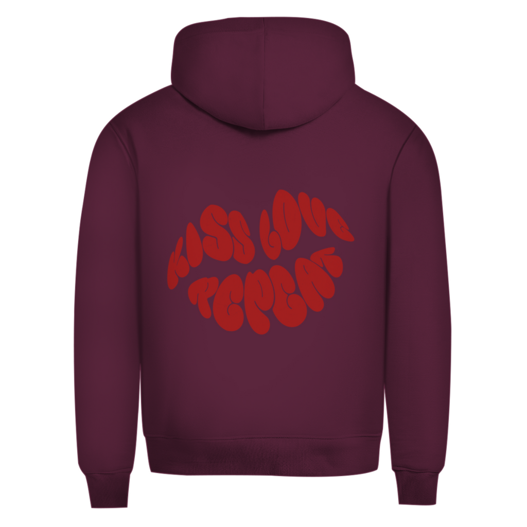 Kiss Love Repeat - Herren Premium Bio Hoodie