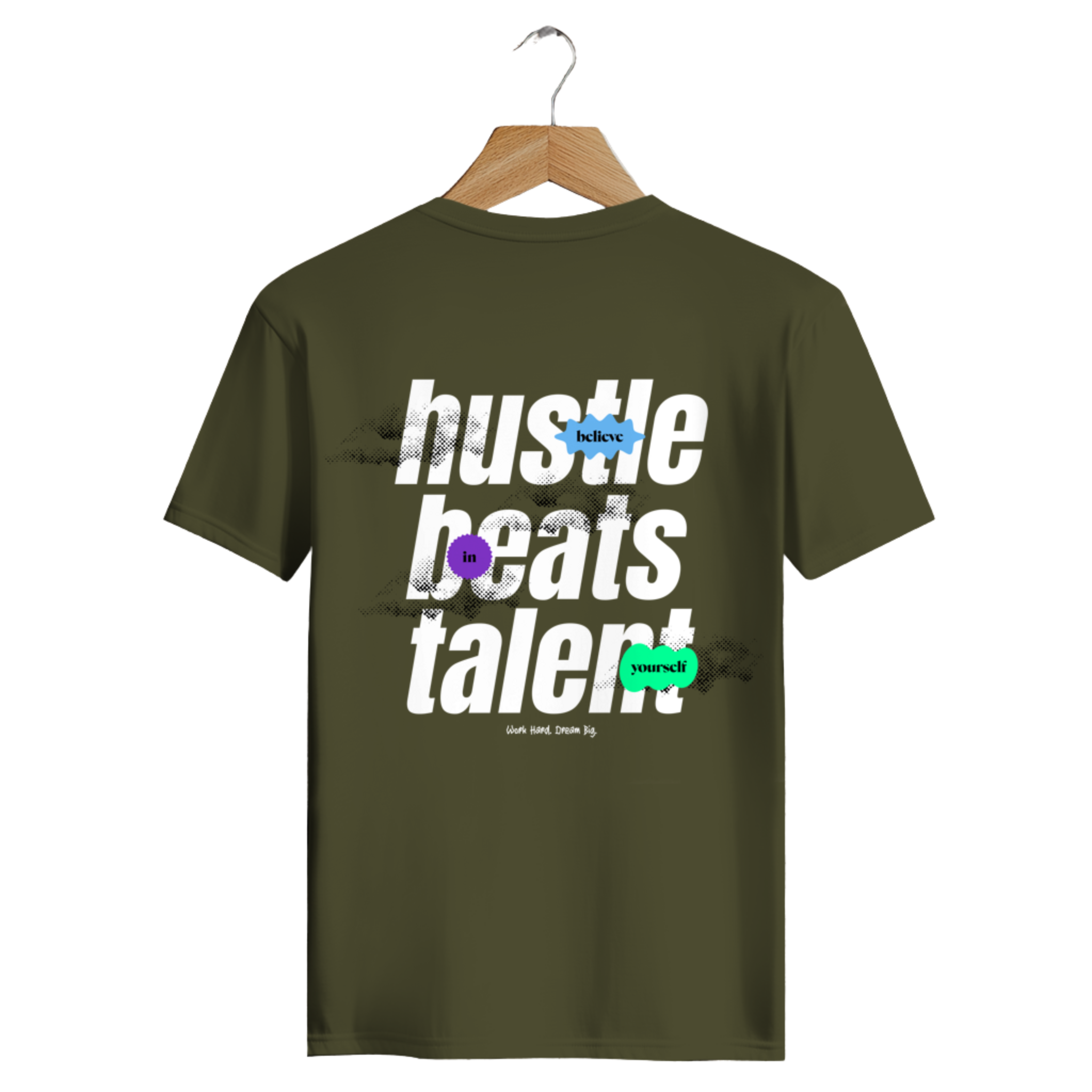 Hustle beats Talent - Herren Premium Bio T-Shirt