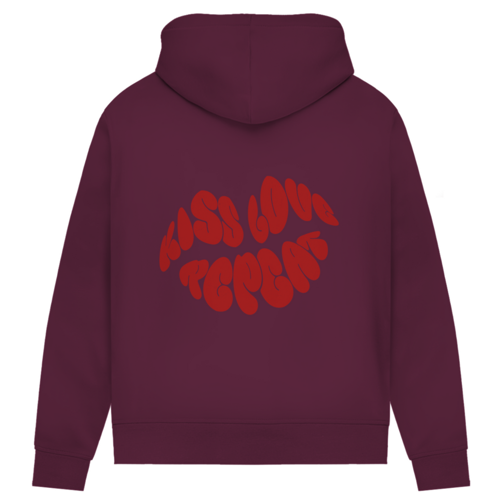 Kiss Love Repeat - Damen Premium Bio Hoodie