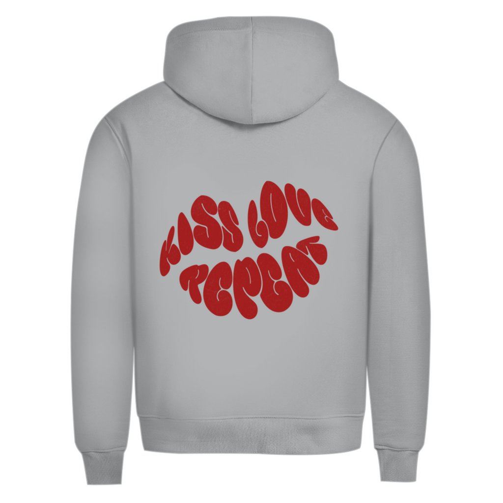Kiss Love Repeat - Herren Premium Bio Hoodie