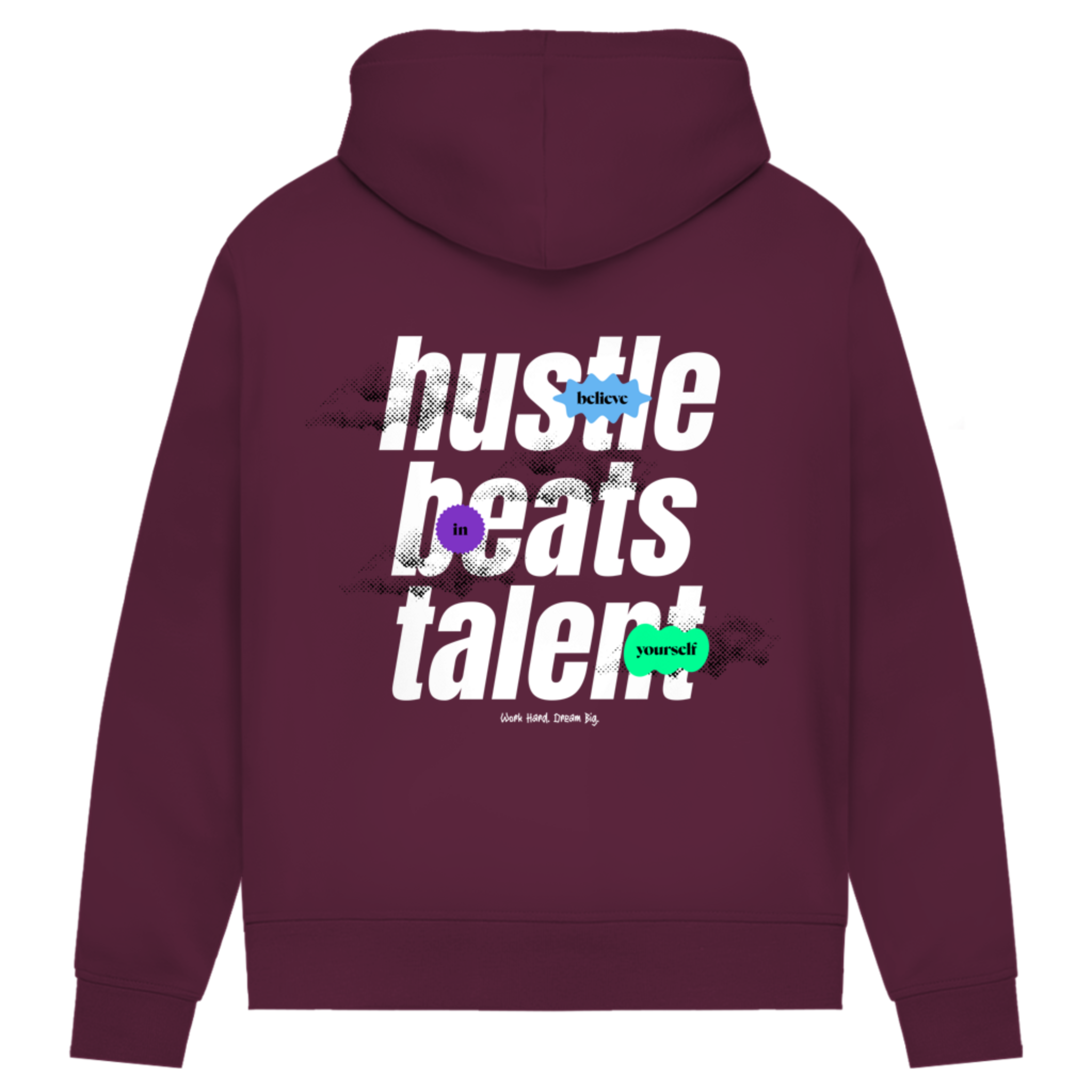 Hustle beats Talent - Damen Premium Bio Hoodie