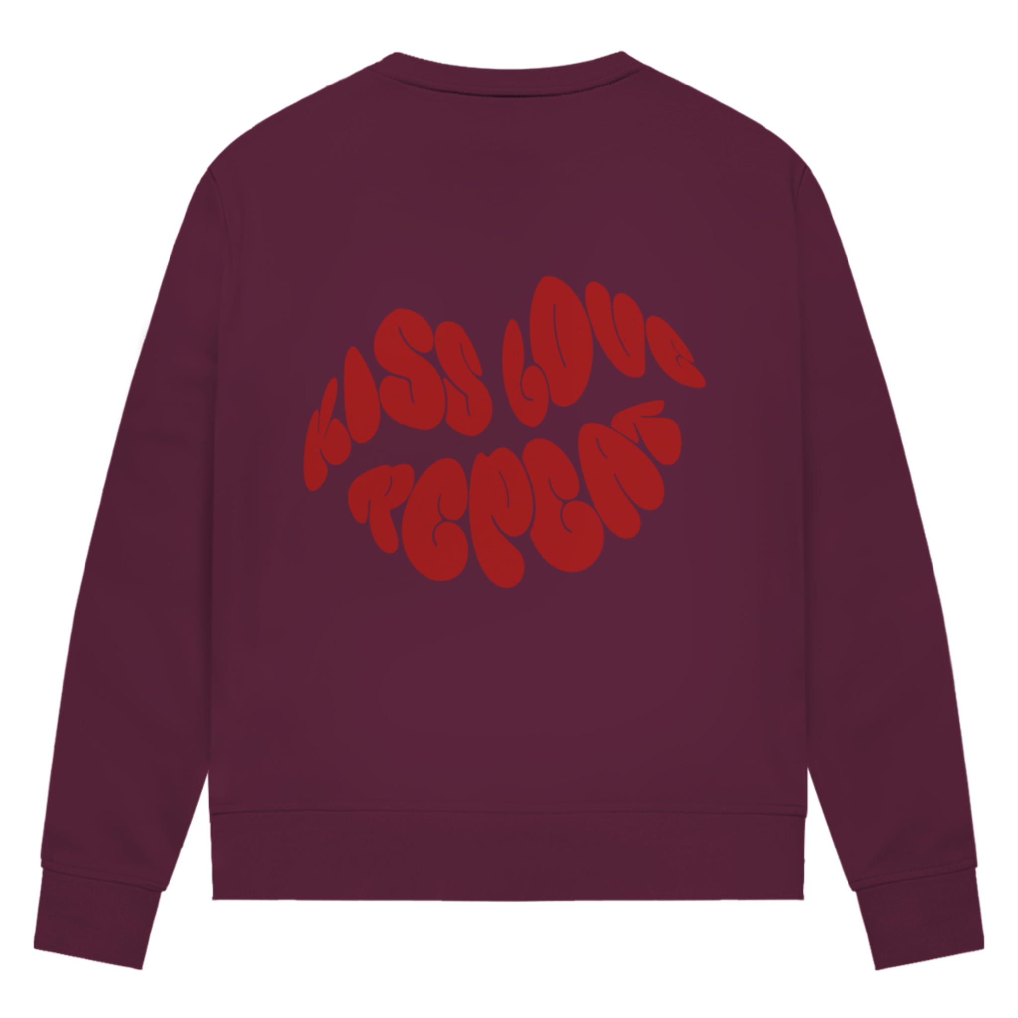 Kiss Love Repeat - Damen Premium Bio Sweatshirt
