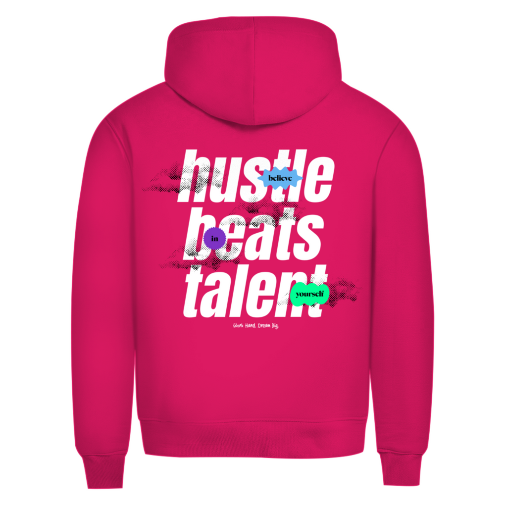 Hustle beats Talent - Herren Premium Bio Hoodie