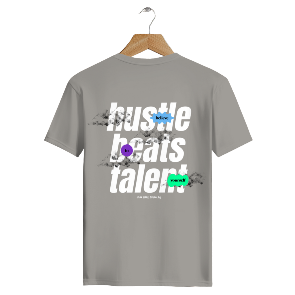 Hustle beats Talent - Herren Premium Bio T-Shirt