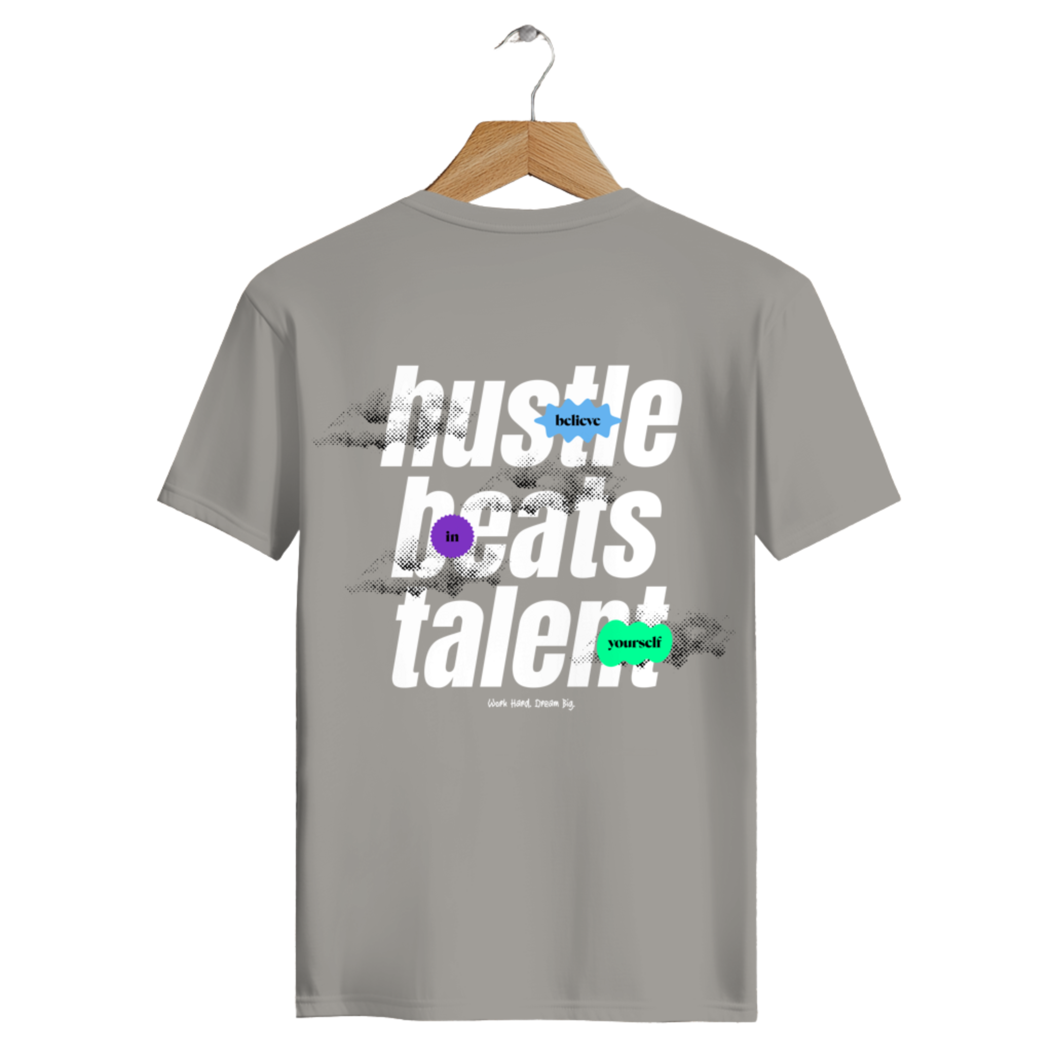 Hustle beats Talent - Herren Premium Bio T-Shirt