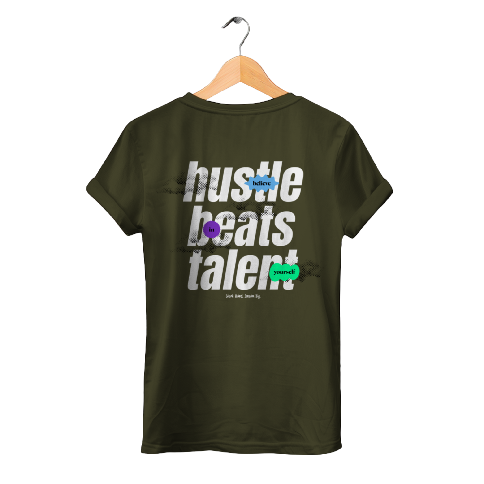 Hustle beats Talent - Damen Premium Bio T-Shirt