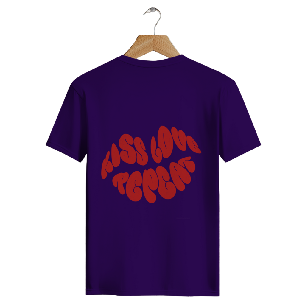 Kiss Love Repeat - Herren Premium Bio T-Shirt