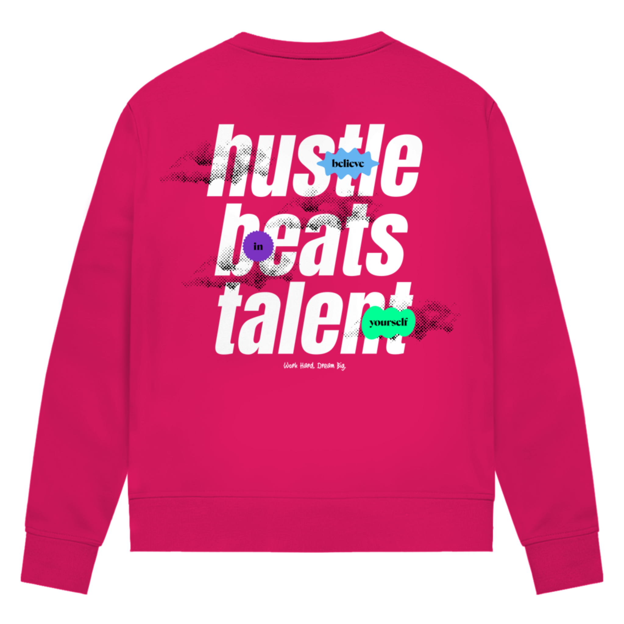 Hustle beats Talent - Damen Premium Bio Sweatshirt