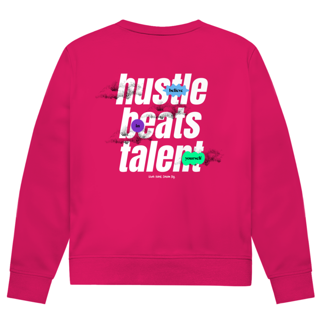 Hustle beats Talent - Herren Premium Bio Sweatshirt
