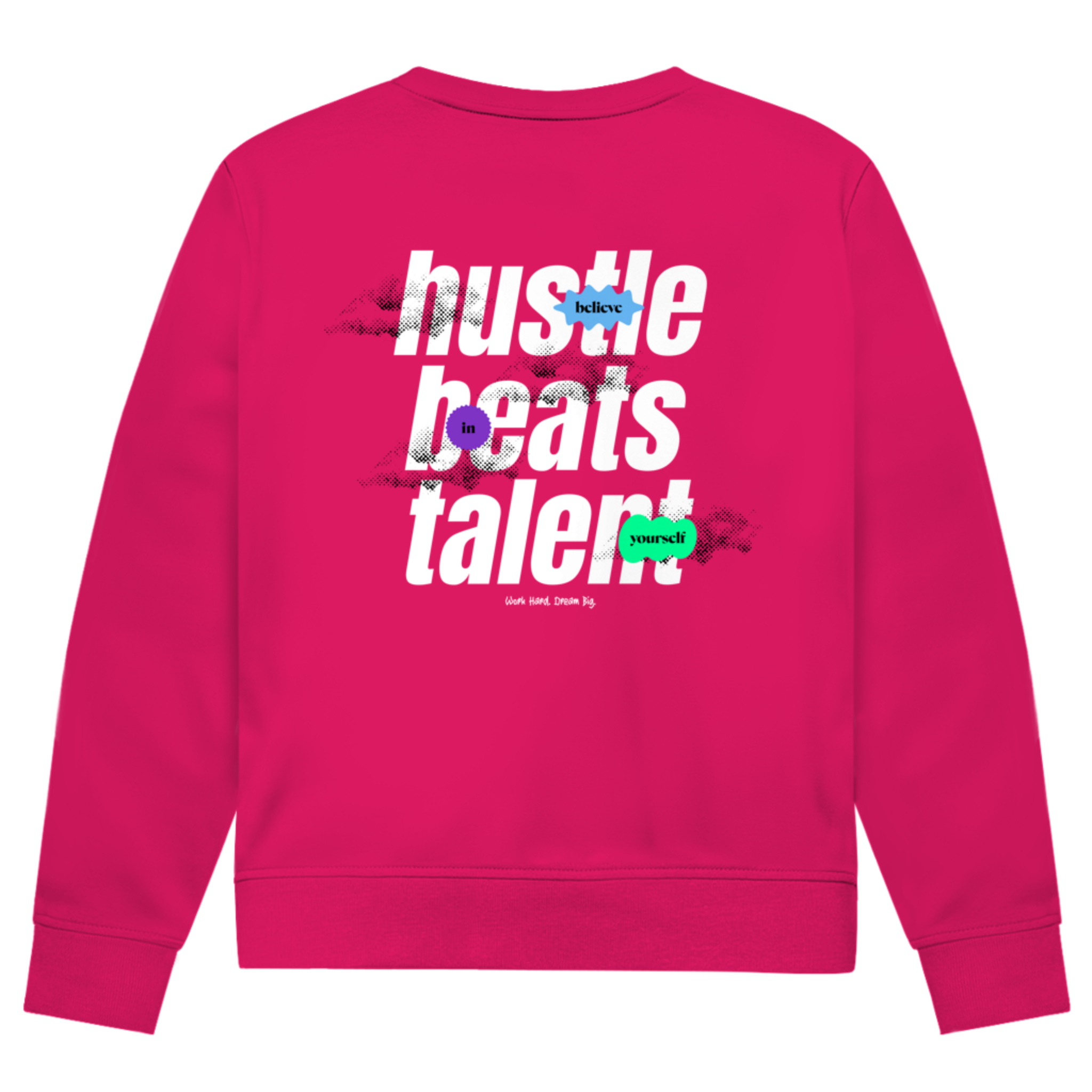 Hustle beats Talent - Herren Premium Bio Sweatshirt