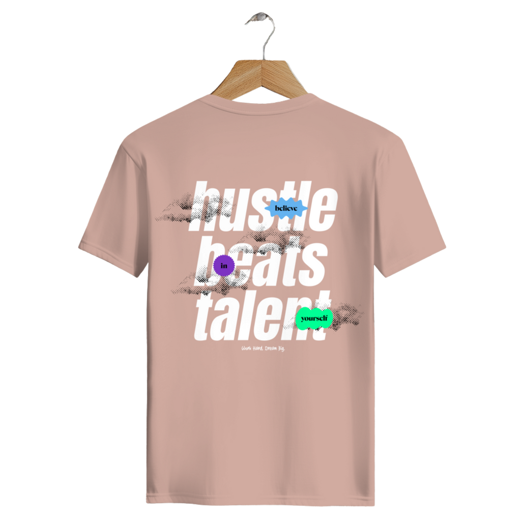 Hustle beats Talent - Herren Premium Bio T-Shirt