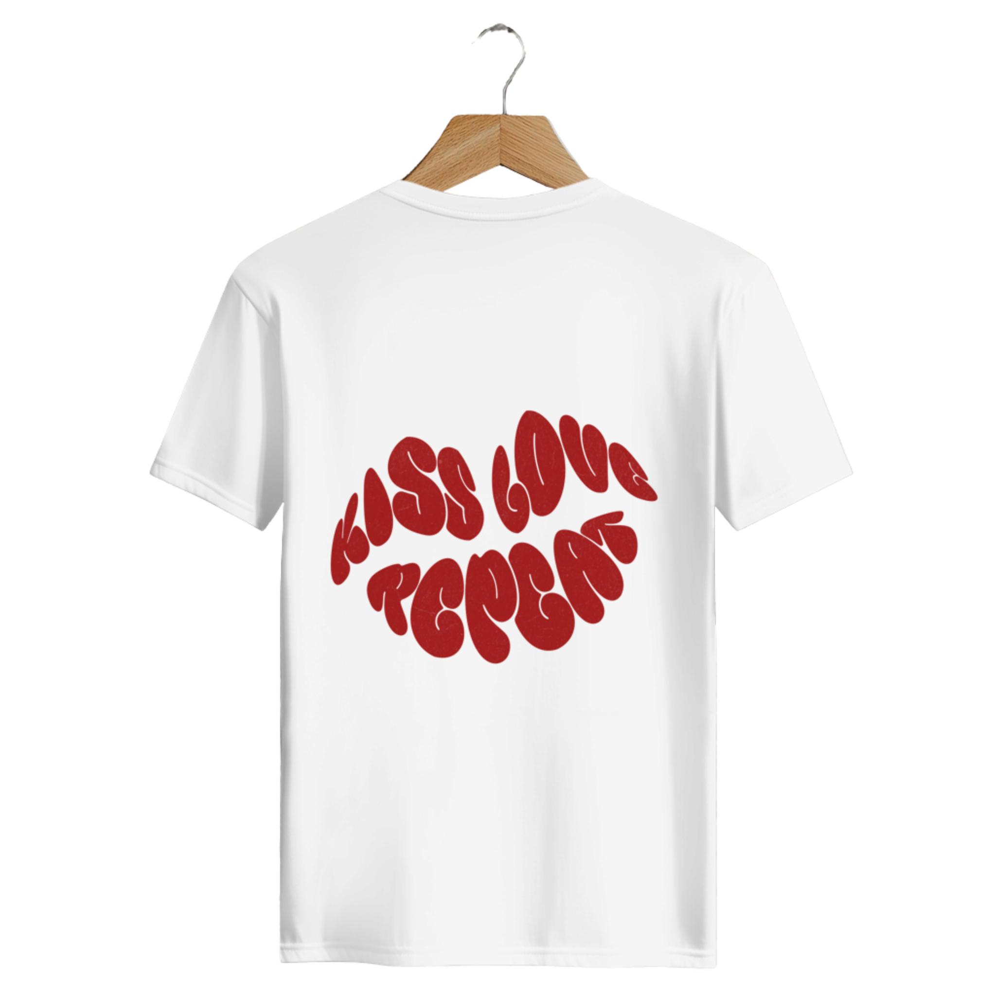 Kiss Love Repeat - Herren Premium Bio T-Shirt
