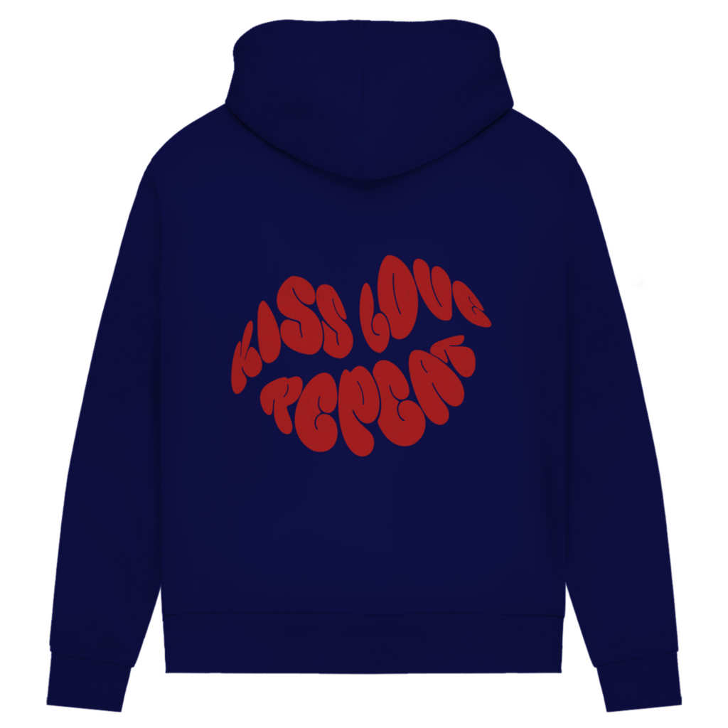Kiss Love Repeat - Damen Premium Bio Hoodie