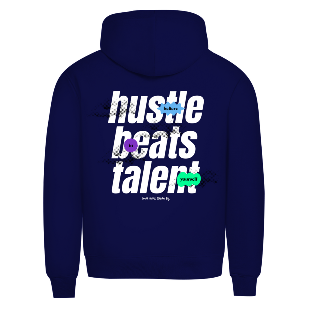 Hustle beats Talent - Herren Premium Bio Hoodie