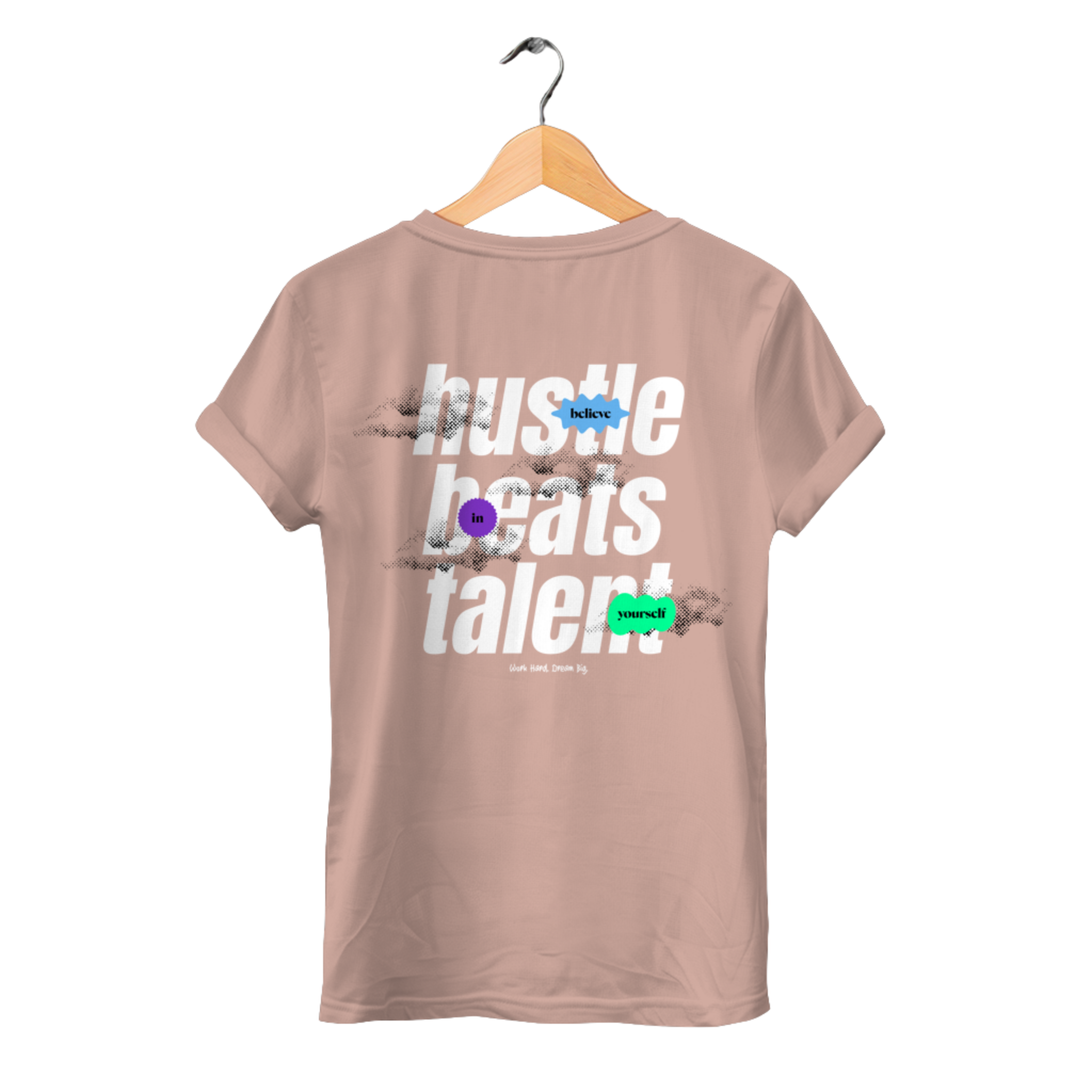 Hustle beats Talent - Damen Premium Bio T-Shirt